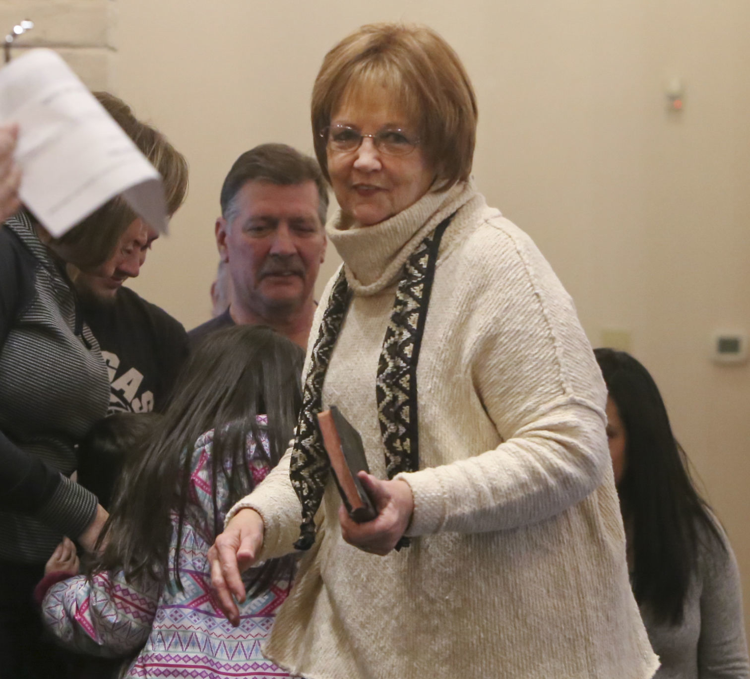 Sue Lynch, new Portage Mayor sworn into office